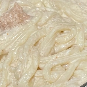 明太クリームうどん